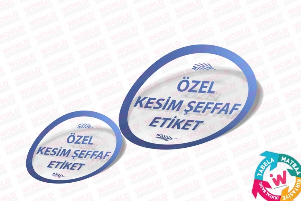 Şeffaf Etiket