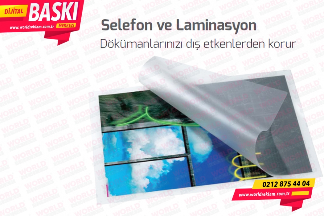 Selefon ve Laminasyon Kaplama